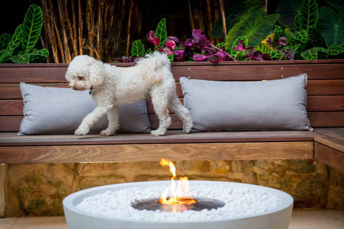 EcoSmart Fire Mix 850 Bioethanol Fire Pit Bowl Bone