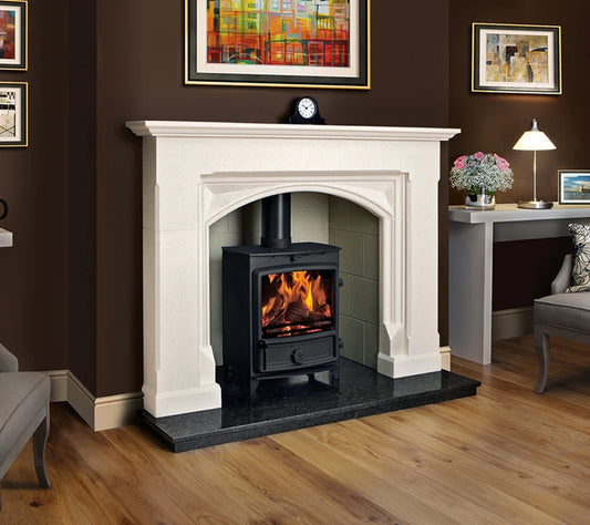 Limestone Fireplace Surround - Rutland Aegean Limestone
