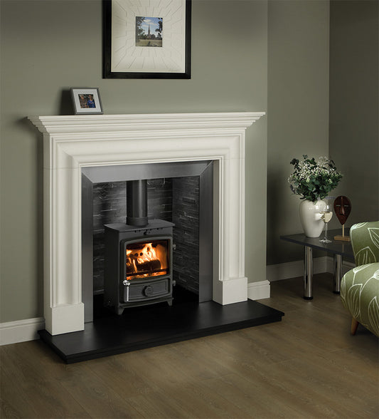 Limestone Fireplace Surround - Salisbury Bolection Aegean Limestone