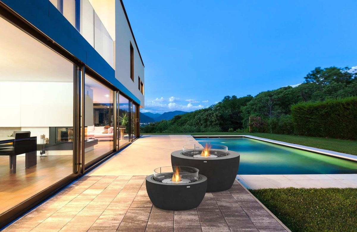 EcoSmart Fire Pod 40 Bioethanol Fire Pit Bowl Bone