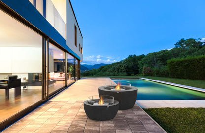 EcoSmart Fire Pod 40 Bioethanol Fire Pit Bowl Bone